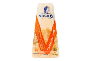 Сир Grana Padano VIRGILIO 200г витр. від 16 міс. (Італія)