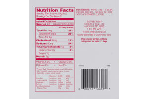 Ahold Tangy Pork Roll Hickory Smoked Thin Sliced - 6 CT