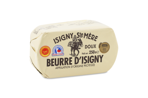 Масло вершкове ISIGNY STE MERE 250 г блок несолоне (Франц)