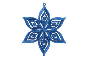 Подвеска Цветок Блеск пластик 13,5*11см 0704-3