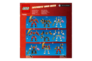 Конструктор для детей от 7лет №71808 Kai's Elemental Fire Mech Ninjago Lego 1шт