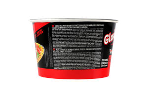Лапша быстрого приготовления Говядина + Соус Томатный с базиликом Glads ст 85г