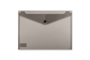 Папка-конверт А4 темно-зелена прозора на кнопці BM.3926-15 Buromax