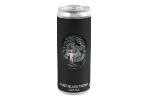 Пиво 0.33л 7.7% темное нефильтрованное непастеризованное Three Black Crows Varvar ж/б