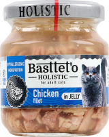 Філе курки шматочки в желе для котів Basttet'o с/б 130г