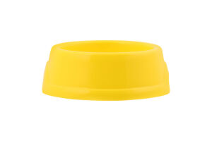 Миска д/котів та собак №0 120мл жовта Природа