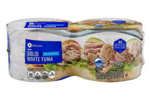 SE Grocers Solid White Tuna In Water - 4 PK