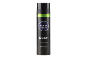 Гель для гоління Clean shave Deep Nivea Men 200мл