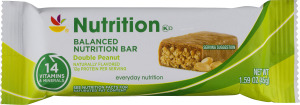 Ahold Balanced Nutrition Bar Double Peanut