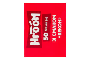 Чипсы картофельные пластинки Бекон Hroom к/у 50г