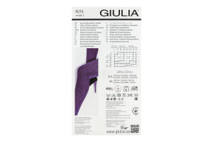 Колготки жіночі Giulia Ruta 120 blackberry р.2 №3