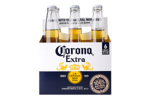 Пиво 4,5% 0,355л светлое Corona Extra с/б