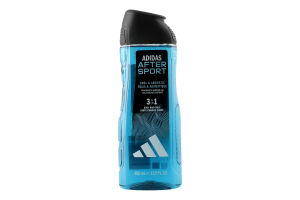 Гель для душу чоловічий 3в1 After Sport Adidas 400мл
