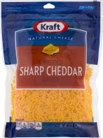 Kraft Natural Cheese Sharp Cheddar Shredded