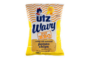 Utz Wavy Potato Chips Pit BBQ