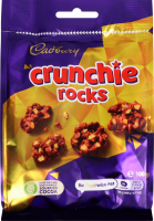 Цукерки Cadbury Crunchy Rocks шоколадні