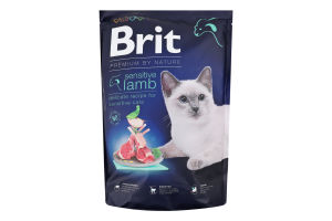 Корм сухий для котів Lamb Sensitive Premium by Nature Brit д/п 1.5кг