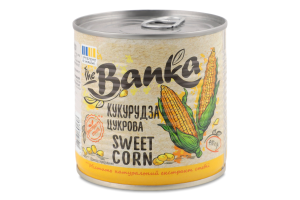 Кукурудза цукрова стерилізована 410г ж/б Зе Банка