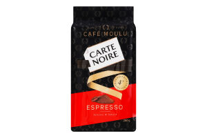Кофе натуральный жареный молотый Espresso Carte Noire м/у 250г