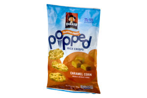 Quaker Gluten Free Popped Rice Crisps Caramel Corn
