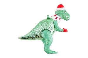 Прикраса ялинкова Динозавр скло 985693