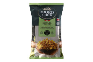 Чипси Fjord Chips картопляні маринований огірок