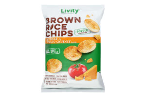 Чипси рисові цільнозернові Сир і томатний соус B.Yond м/у 60г