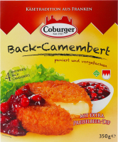 Кульки сирні 45% Камамбер з журавлиною Coburger к/у 350г