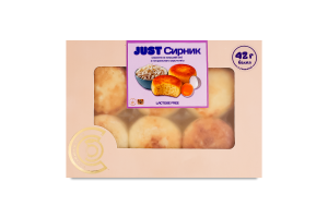 Сырник замороженный жареный Lactose-free Just Справжній смак к/у 360г