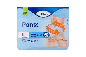 Подгузники-трусы для взрослых одноразовые L Plus Pants Tena 14шт