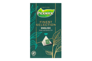 Чай черный натуральный English Finest selection Pickwick к/у 25х2г