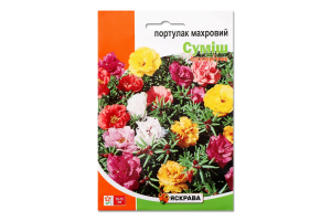 Насіння Квіти Портулак махровий суміш 2г Яскрава
