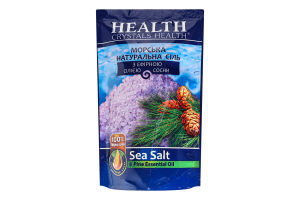 Сіль для ванн з ефірною олією сосни Crystals Health 500г