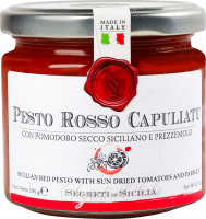 Соус Frantoi Cutrera Капуліату песто в'ял том-петр