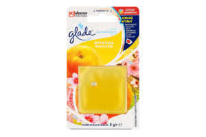 Освежитель воздуха гелевый сменный аромаблок Фруктовая фантазия Sensations Glade 8г