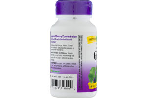 Nature's Way Standardized Ginkgo - 60 CT