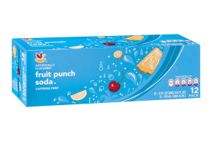 Ahold Fruit Punch Soda - 12 CT