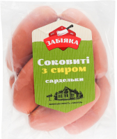 Сардельки Сочные с сыром Забіяка 1с кг