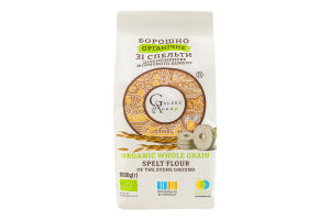 Мука из спельты цельнозерновая жернового помола органическая Galeks Agro м/у 1кг