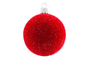 Украшение елочное 60мм №2609 Шар Бархат Оском Плюс 1шт