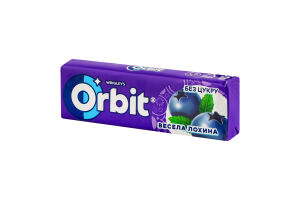 Гумка жувальна без цукру з підсолоджувачами Весела лохина Orbit м/у 14г