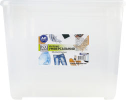 Контейнер універсальний 20л 390x265x295мм Ал-Пластик 1шт