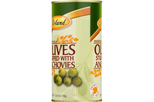 Roland Manzanilla Olives Stuffed with Anchovies