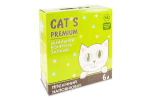 Наполнитель гигиенический сапонитовый Cat's Premium 6кг