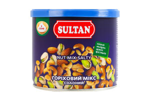 Микс ореховый соленый Sultan ж/б 120г