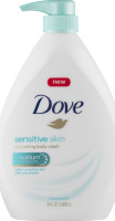 Dove Body Wash Pump Sensitive Skin 34 oz