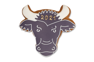 Пряник без начинки глазированный Бык 2021 СмакоТая м/у 50г