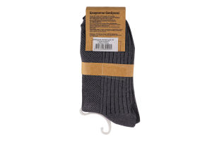 Шкарпетки чоловічі рубчик висока резинка бамбук класичні р.41-47 в асортименті Barhayot Impex