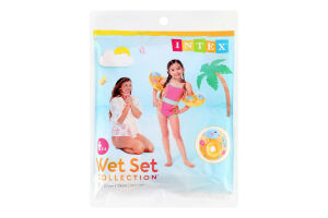 Нарукавники для детей 3-6лет надувные №59651 27х25см Wet set collection Intex 1шт
