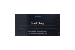 Чай черный байховый мелкий с маслом бергамота Earl Grey Novus к/у 25х1.5г